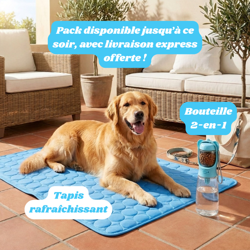 Tapis + Gourde Portable 2-en-1 offerte